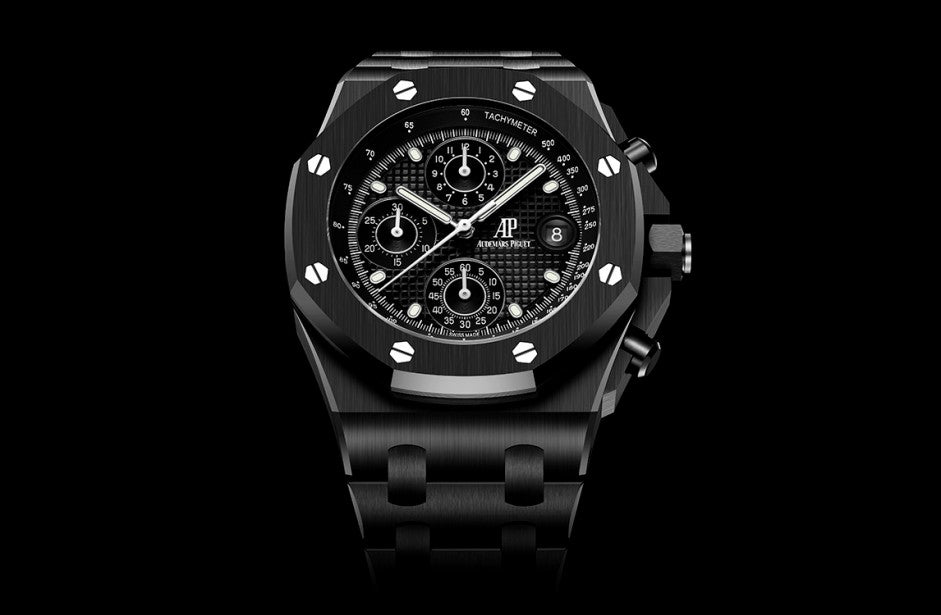 L Size -Black OFFs - 904L Steel - Quartz - 43mm