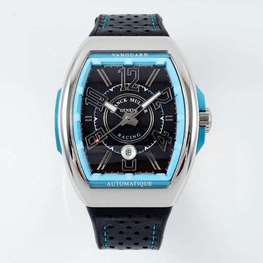 Blue Black - Black Rubber - Automatic - 44*54mm