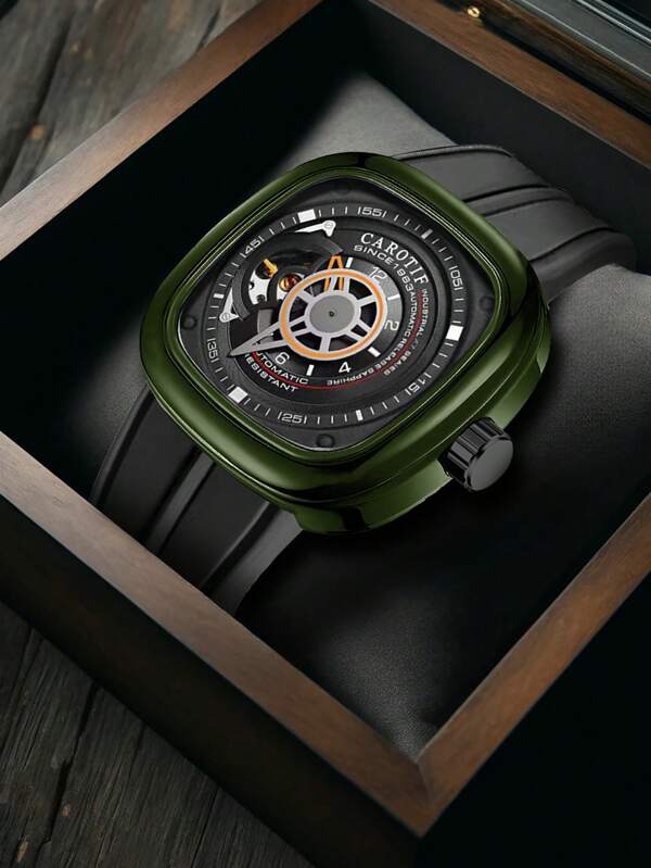 Black - Black Leather - Automatic -42mm