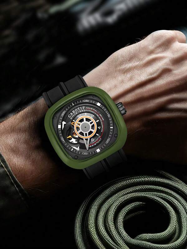 Black - Black Leather - Automatic -42mm
