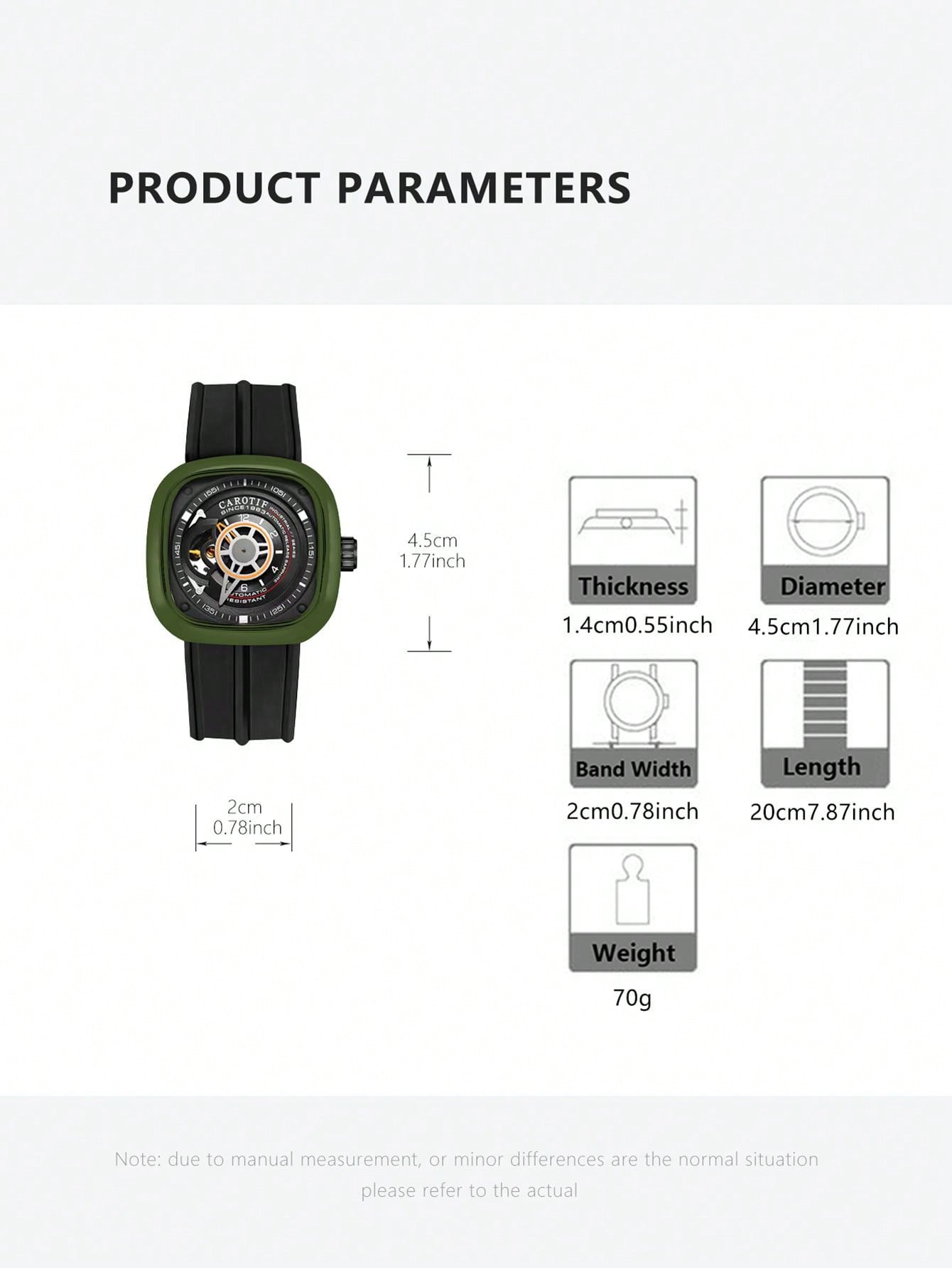 Black - Black Leather - Automatic -42mm