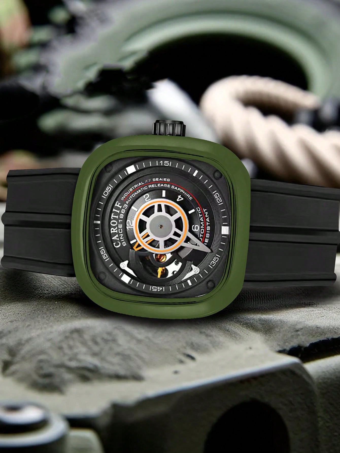 Black - Black Leather - Automatic -42mm