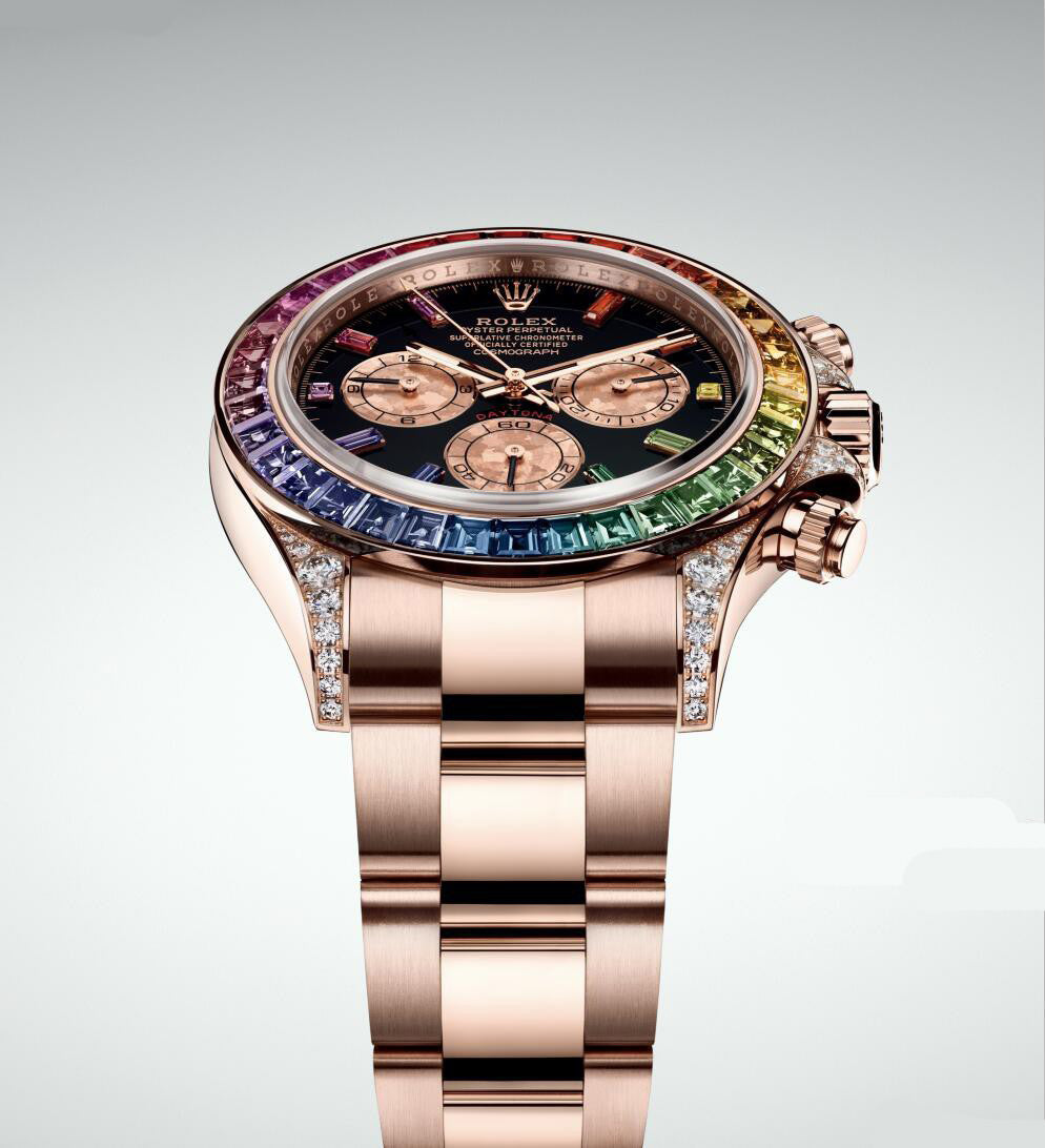 Chronograph -Rainbow Dial Luxury Steel Watch - Automatic- 40mm