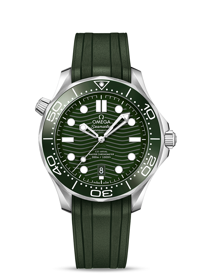 Green Steel - Rubber - Automatic - 42mm