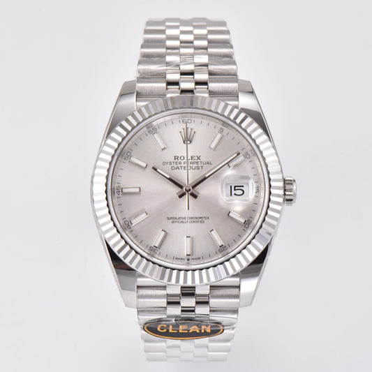 C-Factory - Silver - Silver 904L Steel- Automatic - 41mm