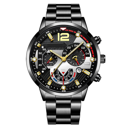 904L Steel - Black Steel - Automatic - 41mm
