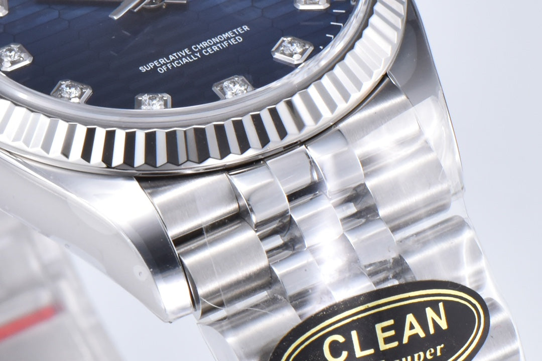 C-Factory - Blue wave - Silver 904L Steel- Automatic - 41mm/36mm