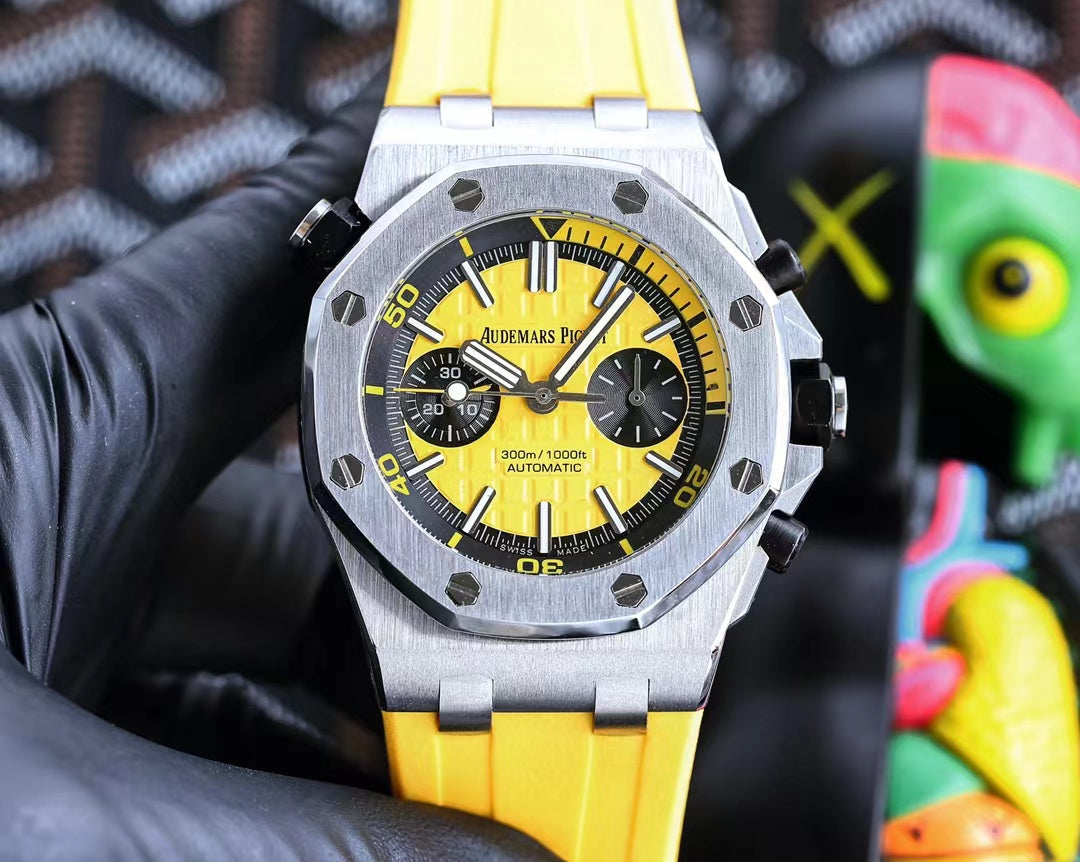 26703ST.OO - Yellow -Yellow Rubber - Quartz- 42mm