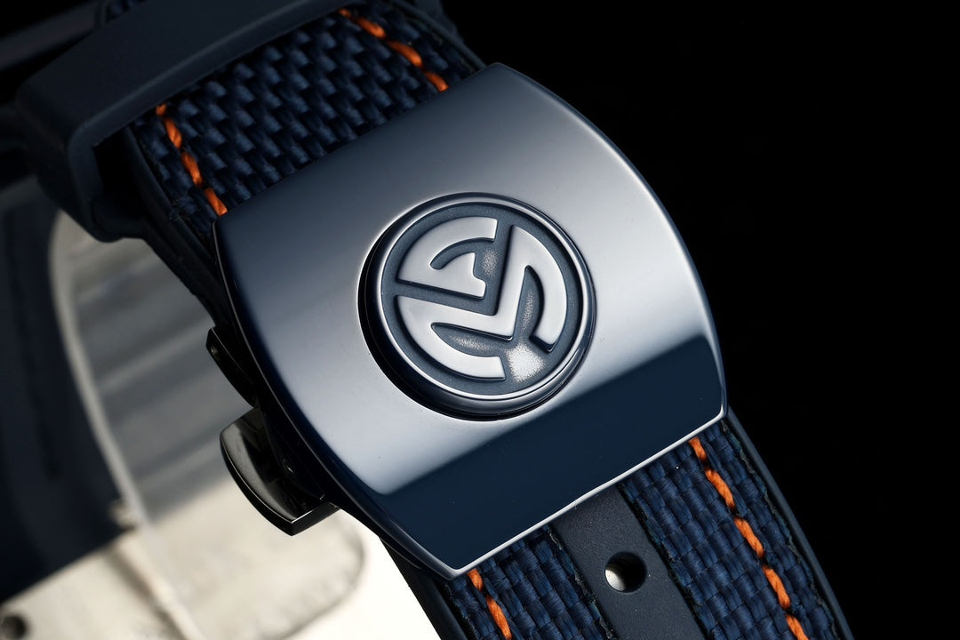 Orange Ceramic - Blue Rubber - Automatic - 45mm