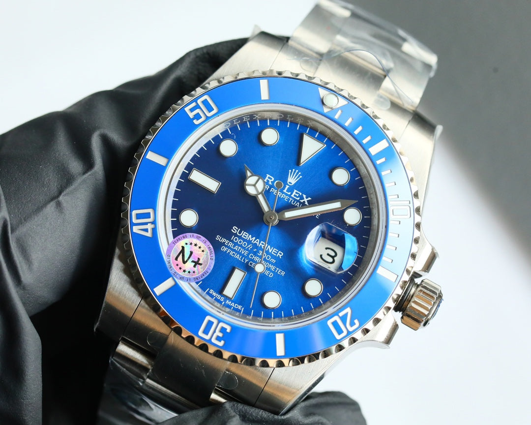 C-Factory -Blue -Silver 904L Steel - Automatic - 41mm