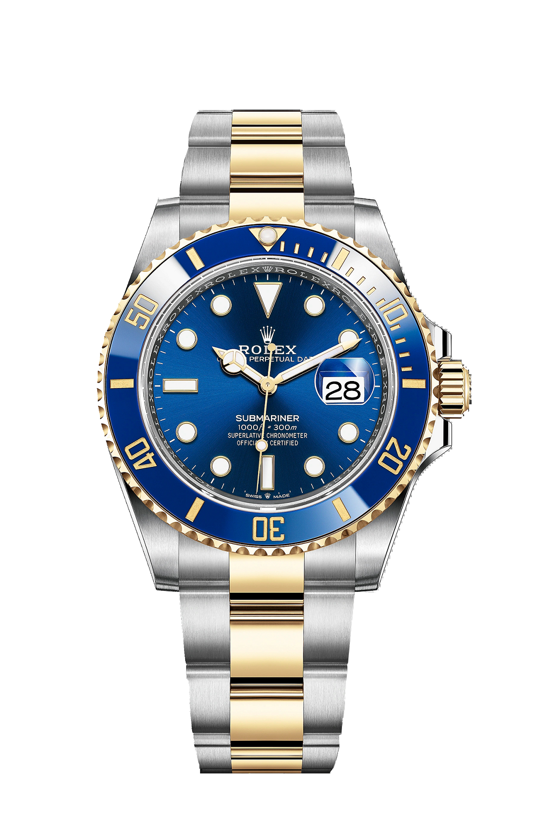 BLUE DIAL Watch - Silver Gold-Automatic-41mm