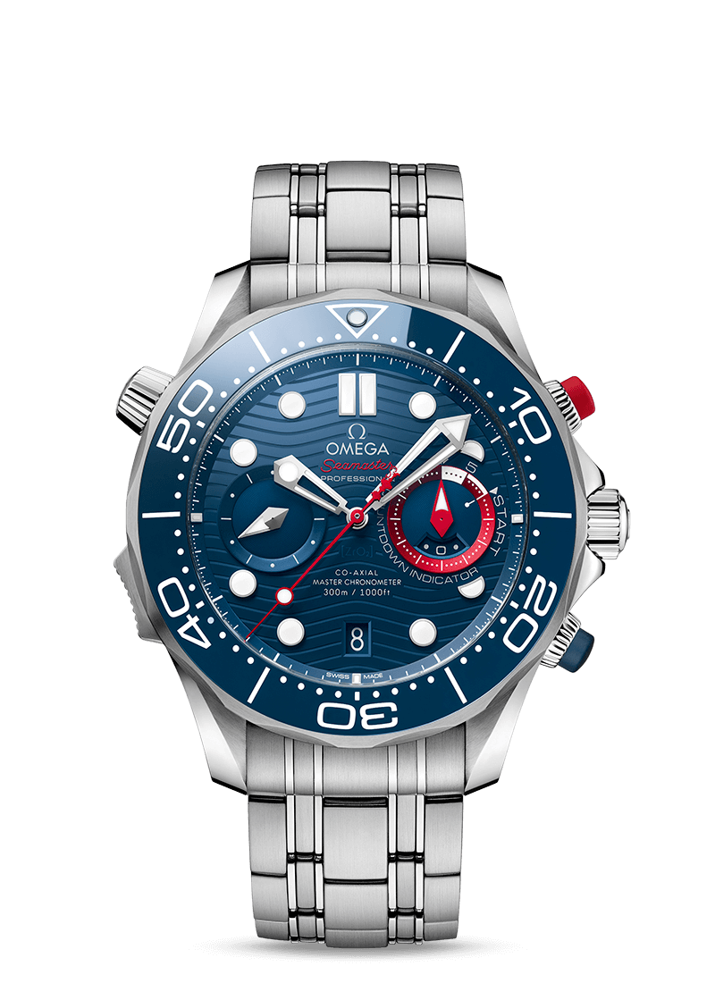 Blue Steel - 904L Steel - Chronograph - Quartz - 44mm