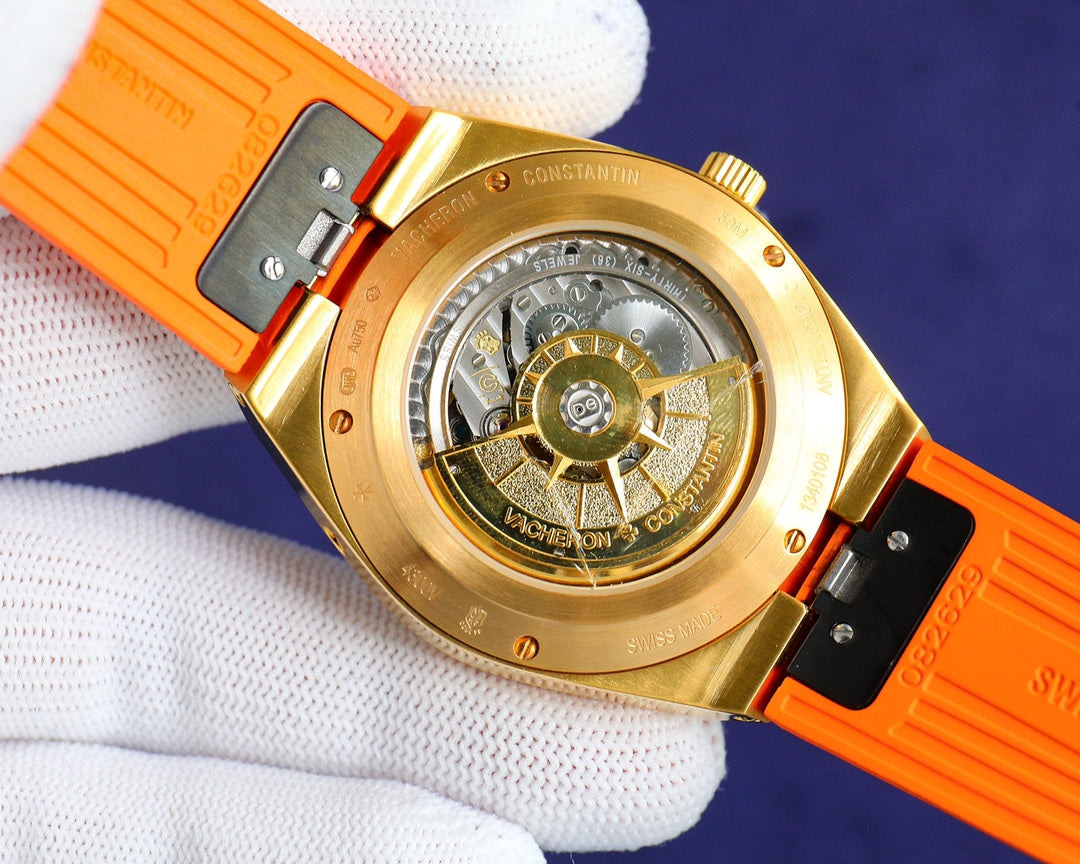 White Yellow - Orange Rubber - Automatic - 41mm