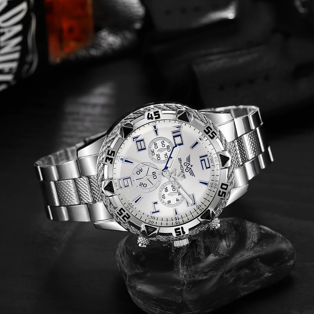 Blue White - White 904L Steel - Automatic - 44mm