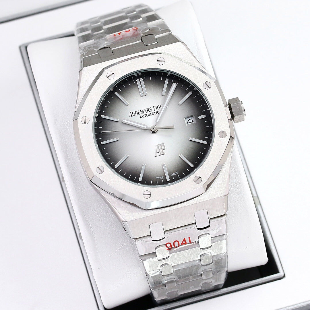 Grey - 904L White Steel - Automatic - 41mm