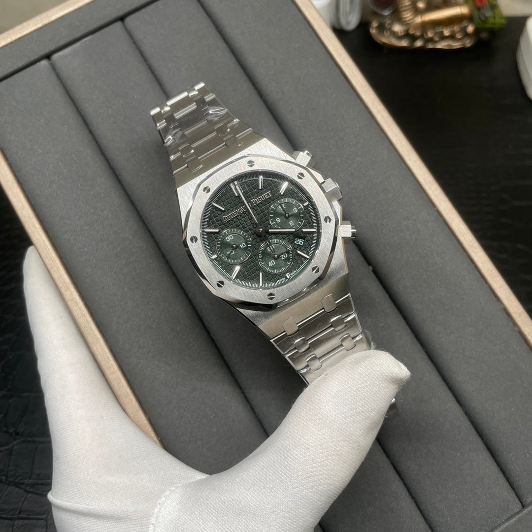 Chronograph -26331 -Dark Green - 904L Steel - Quartz- 41mm