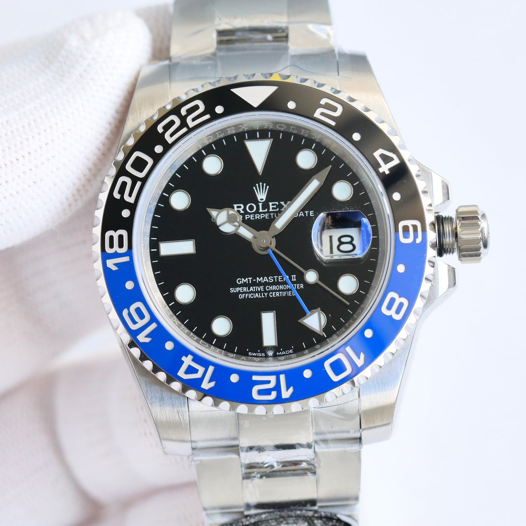 C-Factory - Blue Black- Silver 904L Steel - Automatic - 40mm