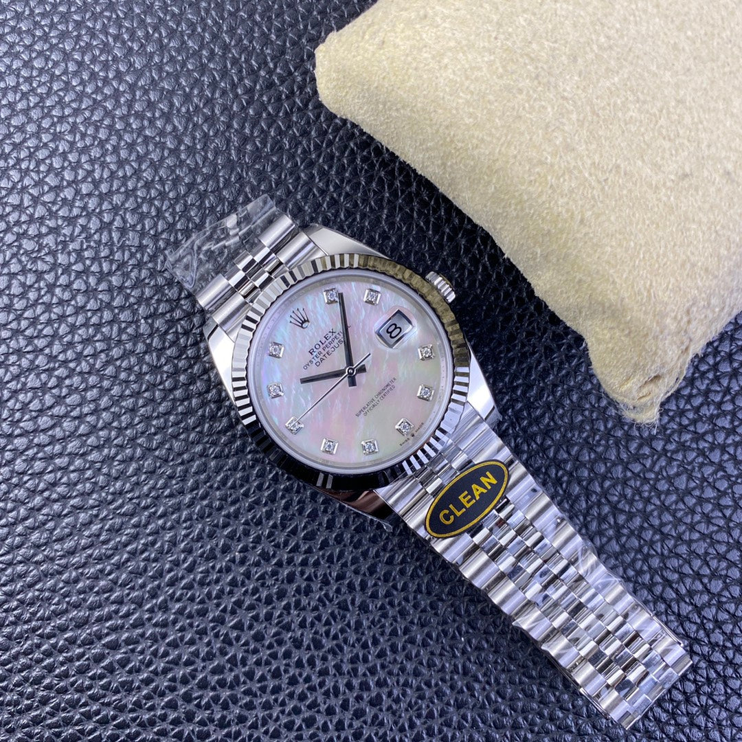 C-Factory - Cloud dial - Silver 904L Steel- Automatic - 41mm