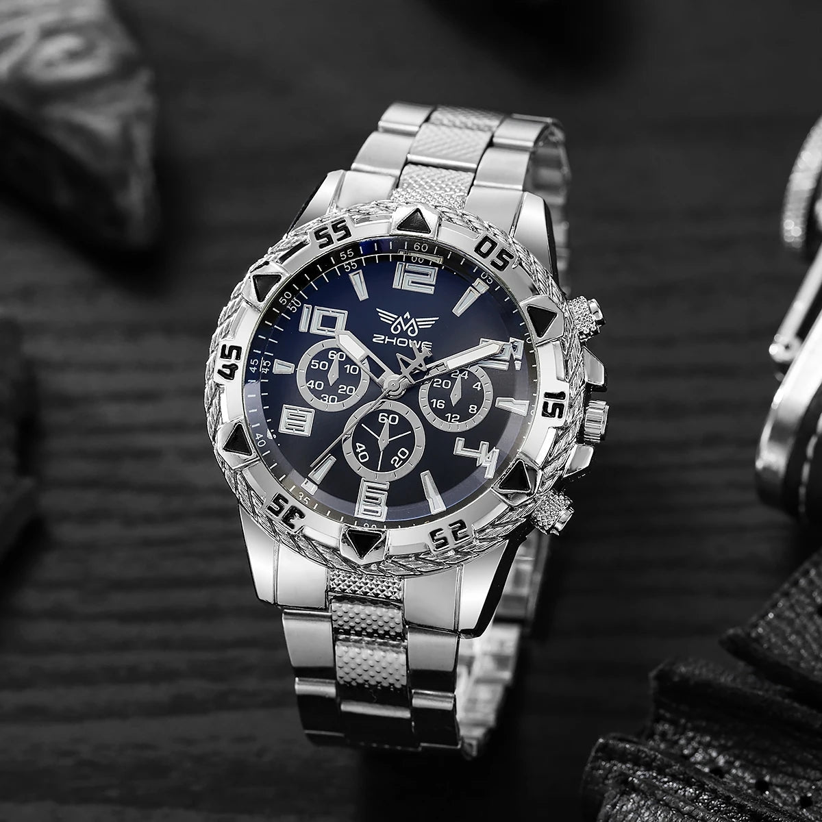 Blue White - White 904L Steel - Automatic - 44mm