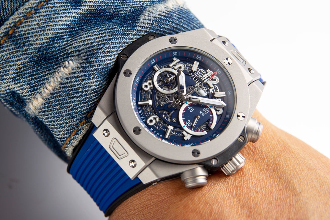 Chronograph -Blue 316 Steel - Blue Rubber - Quartz - 45mm