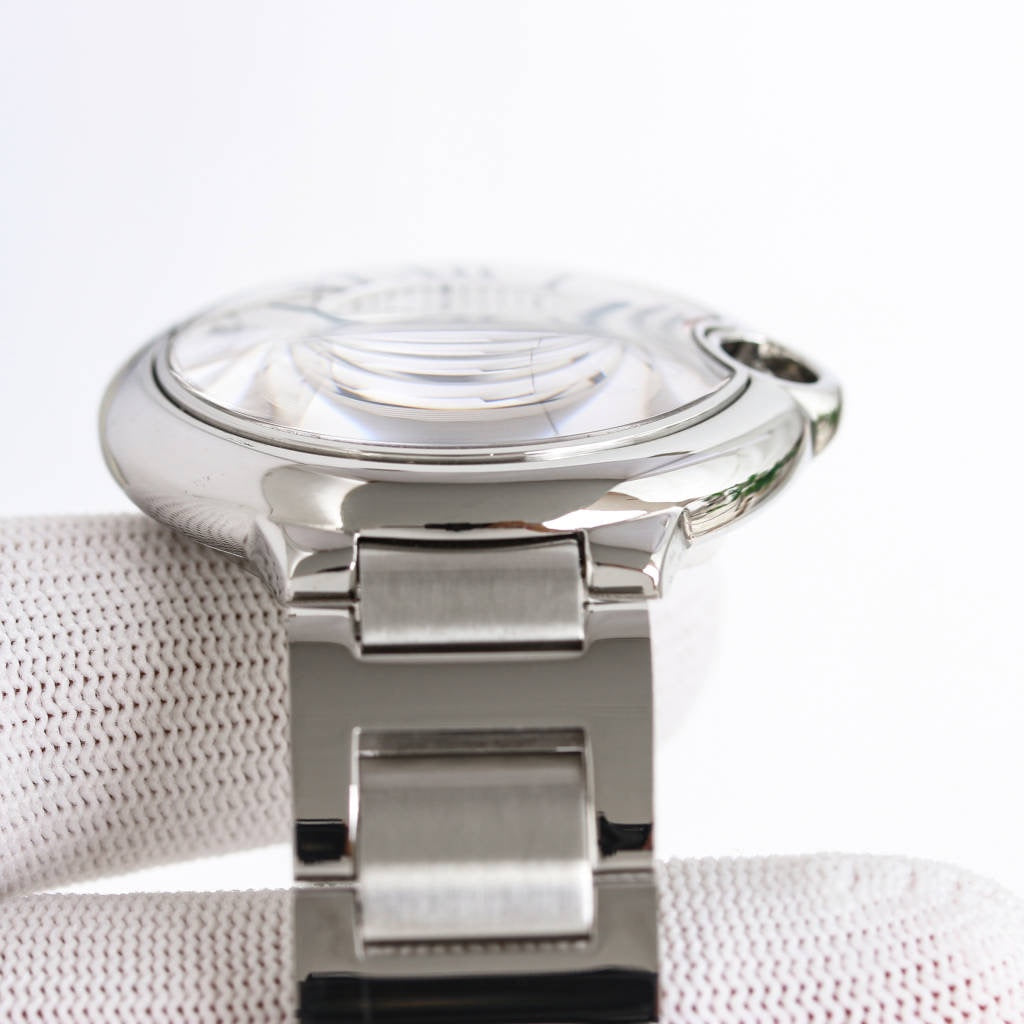 Silver 316L Steel - Silver Steel - Quartz/Automatic - 42mm