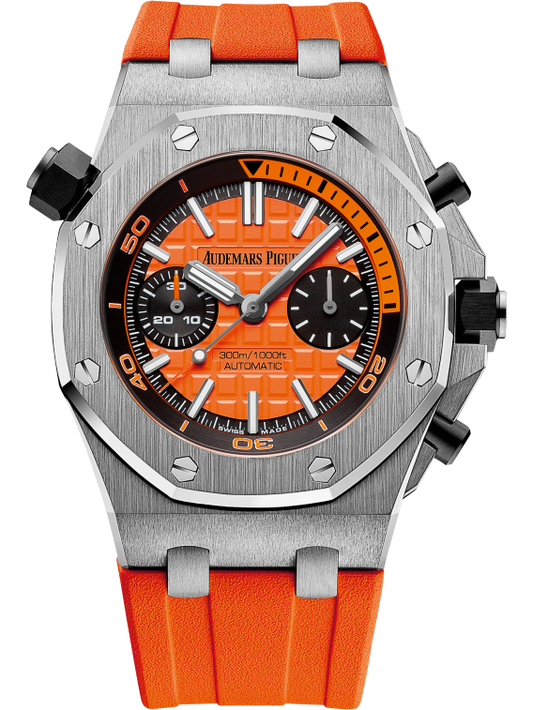 Orange White - Orange Rubber - Quartz - 42mm