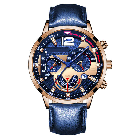 Blue Silver - Blue Rubber - Automatic - 42mm