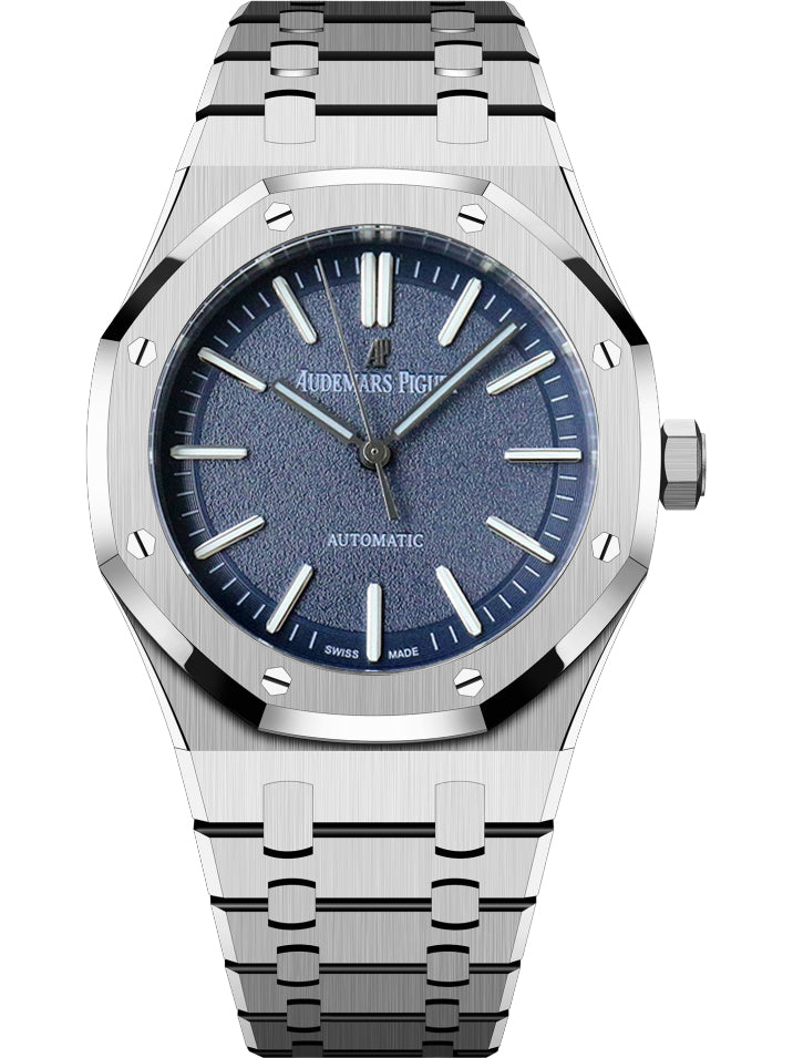 Blue frosted face - 904L Steel - Automatic - 41mm