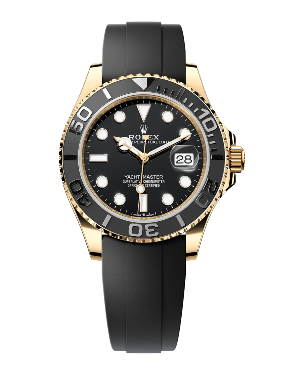 Black Yellow - Black Rubber -Automatic - 42mm