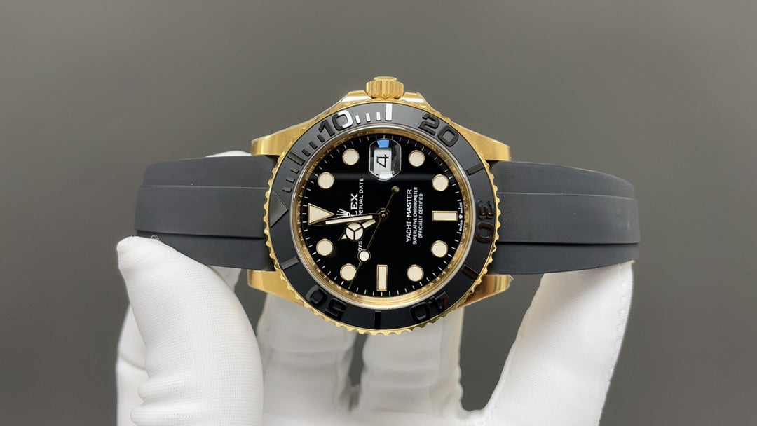 Black Yellow - Black Rubber -Automatic - 42mm