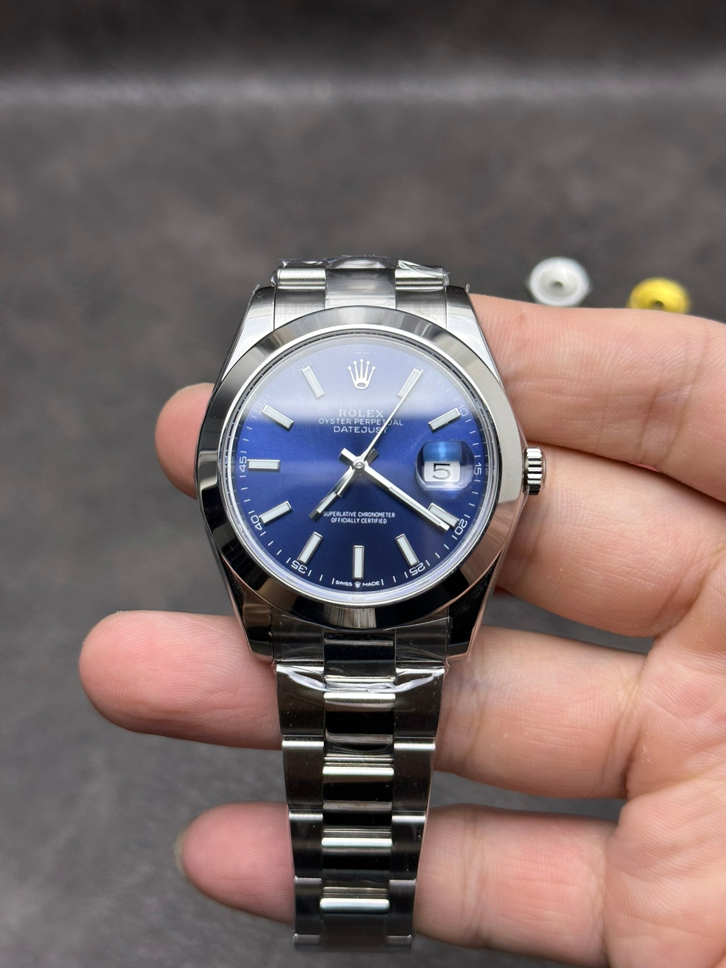 Blue - 904L Steel White - Automatic - 41mm