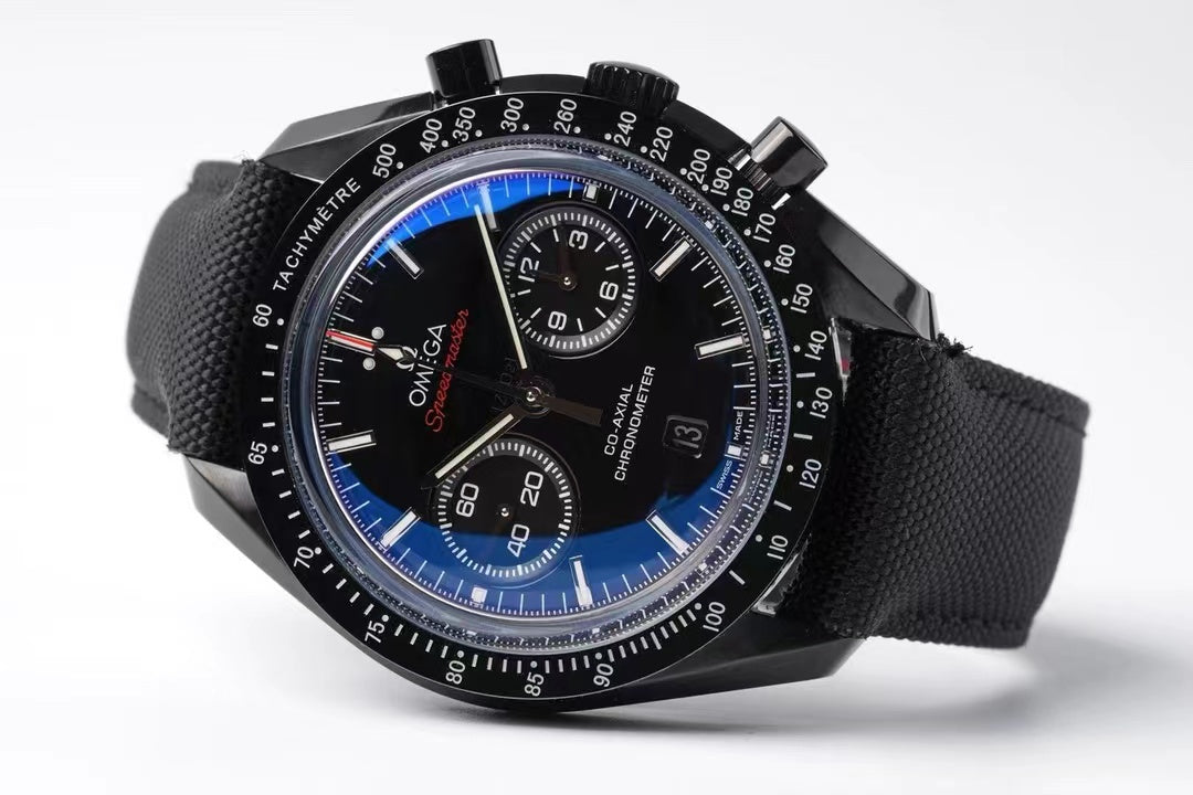 904L Steel - Black Rubber - Chronograph - Quartz - 44mm