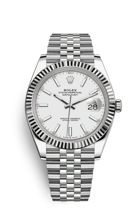 DATE-Steel and white gold- Automatic-41mm Watch