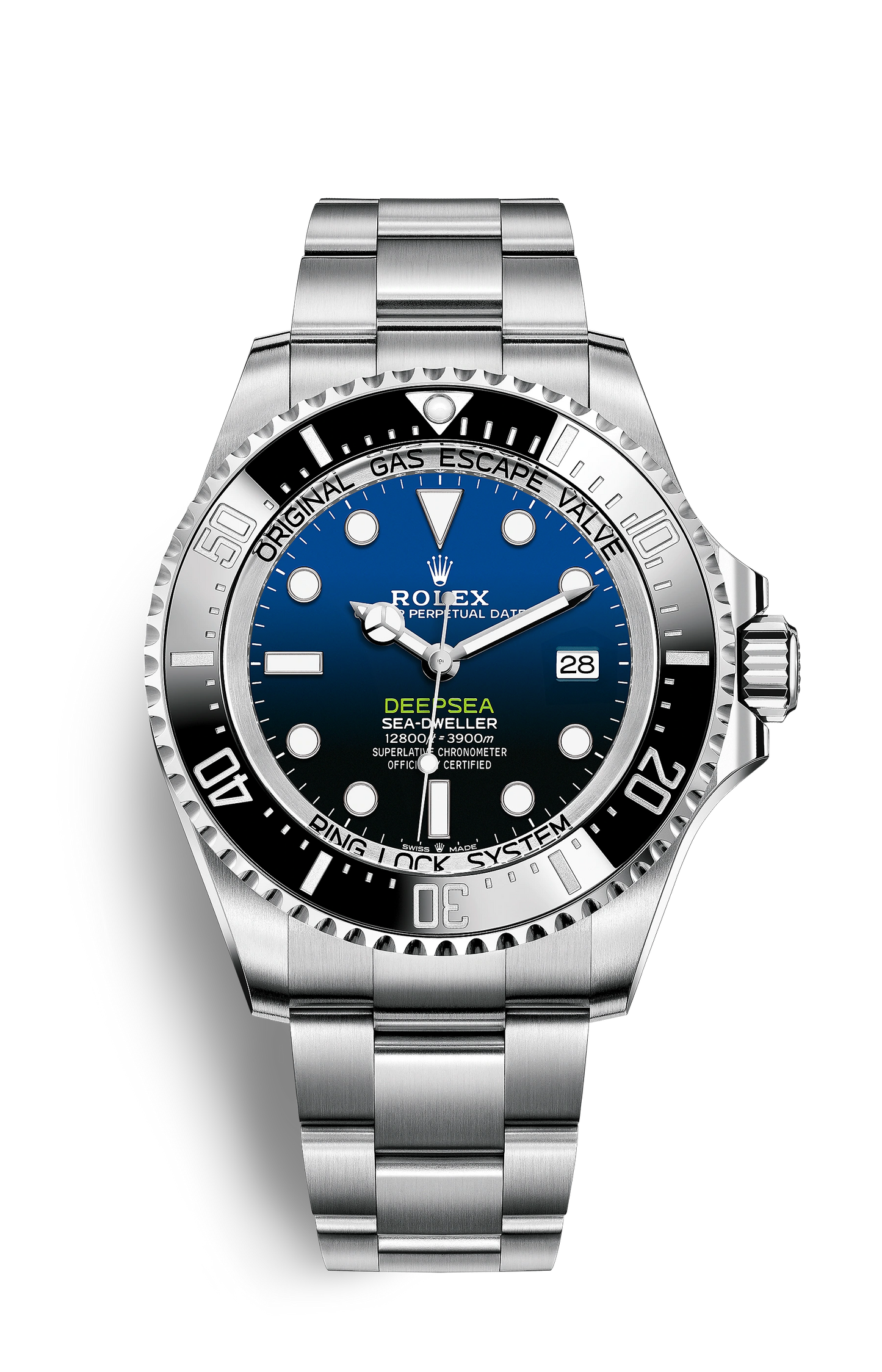 L Size - Blue White - 904L Steel -Automatic- 44mm