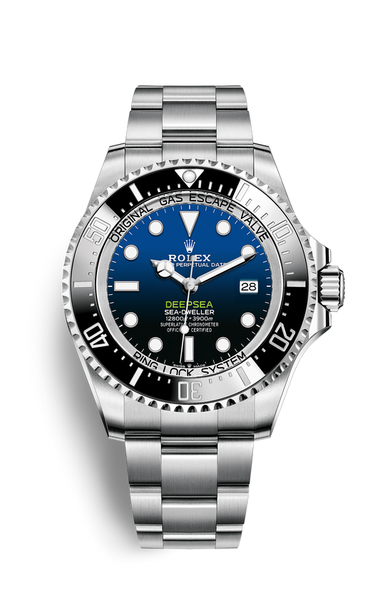 L Size - Blue White - 904L Steel -Automatic- 44mm